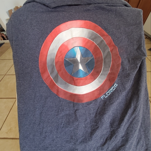 Captain america t shirt size large - Picture 1 of 3